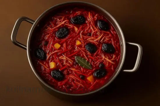 Украинский борщ с уткой и черносливом - шаг 7