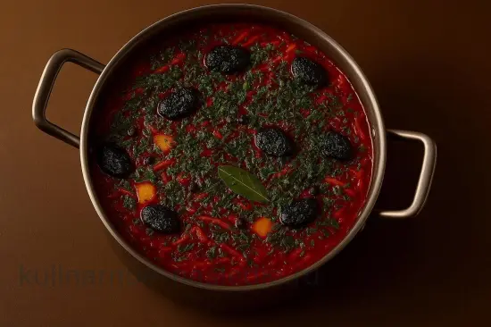 Украинский борщ с уткой и черносливом - шаг 8