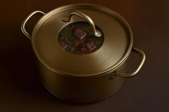 Борщ с копченой свининой и грибами - шаг 9. Настойка борща