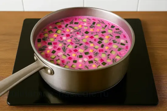 Холодный борщ со свеклой - шаг 7