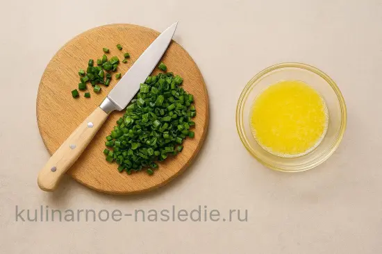 Булочки с зелёным луком по-китайски - шаг 2 (изображение)