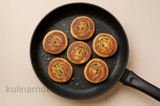 Булочки с зелёным луком по-китайски - шаг 5 (изображение)