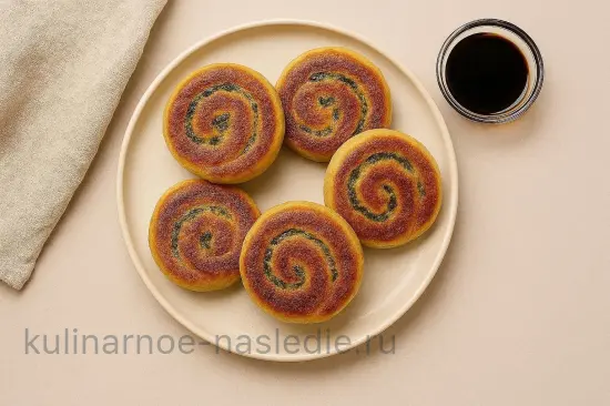 Булочки с зелёным луком по-китайски - шаг 6 (изображение)