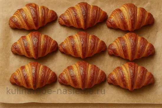 Классические французские круассаны с хрустящей корочкой - шаг 10 (изображение)