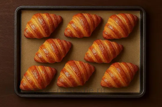 Классические французские круассаны - шаг 8 (изображение)