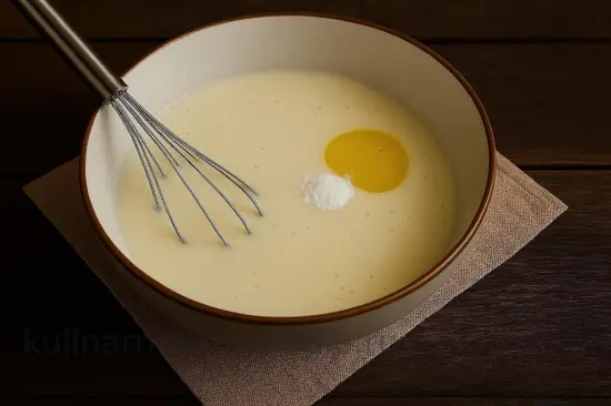 Блины на кефире с дырочками - шаг 4