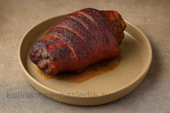 Свиная рулька с капустой и яблоками - шаг 3 (изображение)