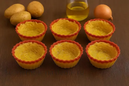 Тарталетки с курицей и грибами - шаг 5 (изображение)