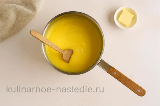 Меренговый рулет с лимонным кремом - воздушный десерт без муки - шаг 6. Завершение крема