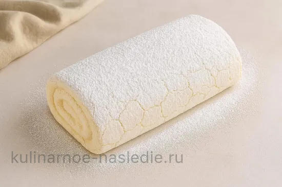 Меренговый рулет с лимонным кремом - воздушный десерт без муки - шаг 9. Охлаждение и подача