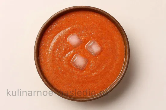 Классический гаспачо по-андалузски с томатами и перцем - шаг 5 (изображение)