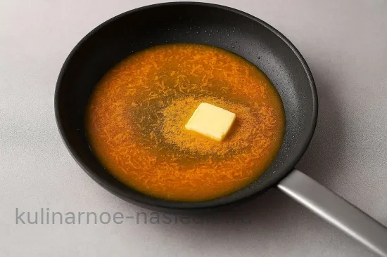 Креветки в апельсиновом соусе с фенхелем и кремом из пастернака - шаг 3 (изображение)