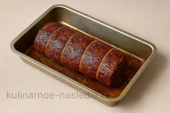 Рулет из говядины с овощами и моцареллой - шаг 5