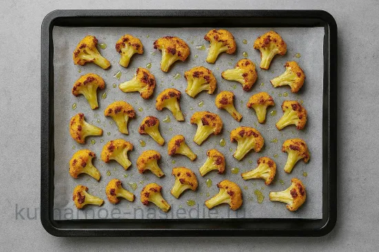 Тайский карри из запечённой цветной капусты с нутом - шаг 1 (изображение)