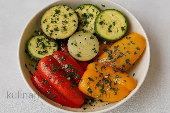 Овощи на мангале с пряными травами - шаг 3