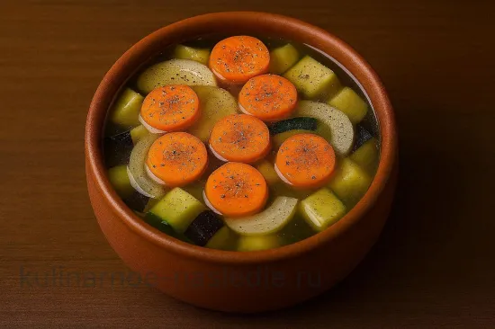 Овощное рагу в горшочке с ароматными травами - шаг 3