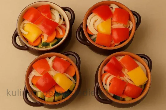 Овощи в горшочке с прованскими травами по-французски - шаг 3