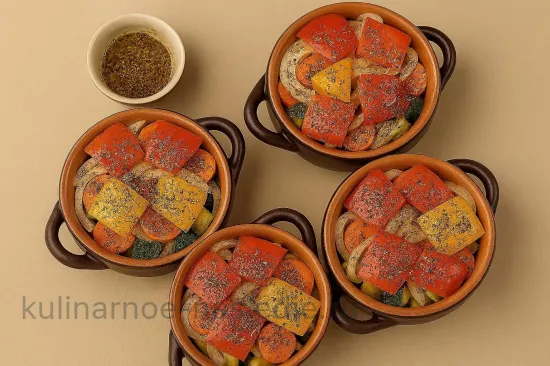 Овощи в горшочке с прованскими травами по-французски - шаг 4