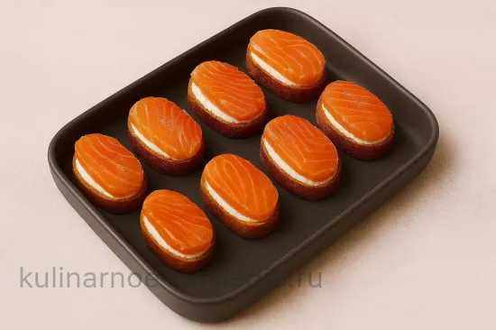 Бутерброды с лососем и творожным сыром - шаг 3