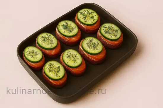 Бутерброды с лососем и творожным сыром - шаг 5