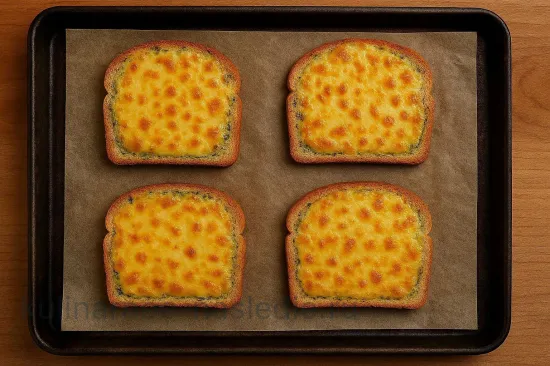 Горячие бутерброды с сыром и чесноком - шаг 4
