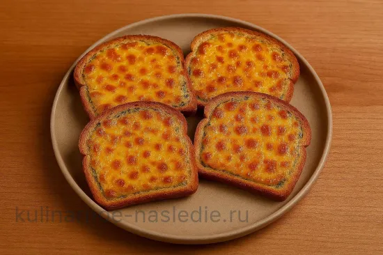 Горячие бутерброды с сыром и чесноком - шаг 5