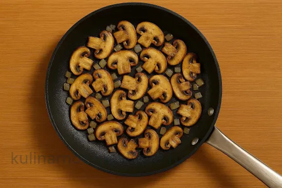 Грибной бутерброд с трюфельным соусом - шаг 3