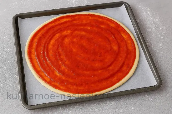 Пицца Пепперони с острыми колбасками - шаг 3