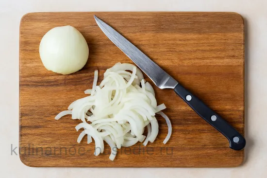 Печень куриная, запечённая в банке с яблоками - шаг 2 (изображение)