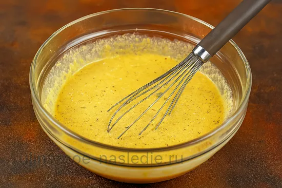 Куриная печень в сметанном кляре - шаг 3 (изображение)