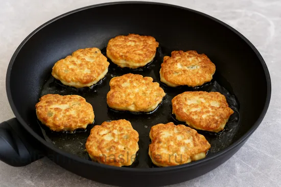 Куриная печень в сметанном кляре - шаг 7 (изображение)