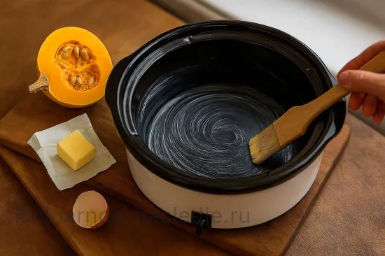 Омлет с тыквой в мультиварке - шаг 3