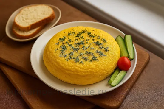 Омлет с тыквой в мультиварке - шаг 6
