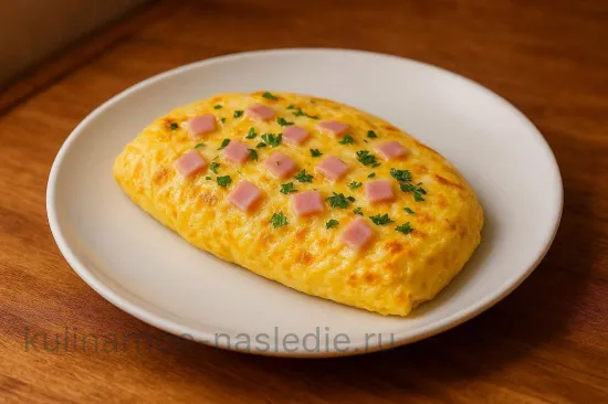 Омлет в пакете с ветчиной и сыром - шаг 6