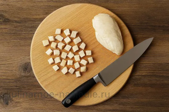 Омлет с курицей в микроволновке - шаг 1