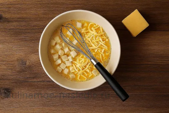 Омлет с курицей в микроволновке - шаг 3