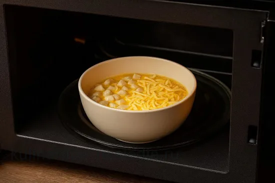 Омлет с курицей в микроволновке - шаг 4