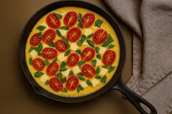 Итальянский омлет фриттата на сковороде - шаг 5 (изображение)