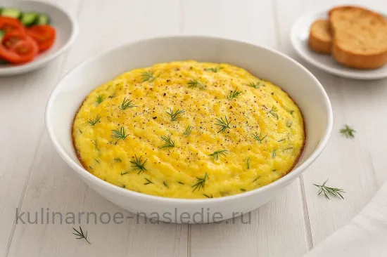 Пышный омлет с сыром в микроволновке - шаг 5