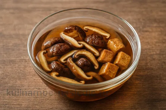 Холодный рамен с тофу и шиитаке - шаг 1 (изображение)