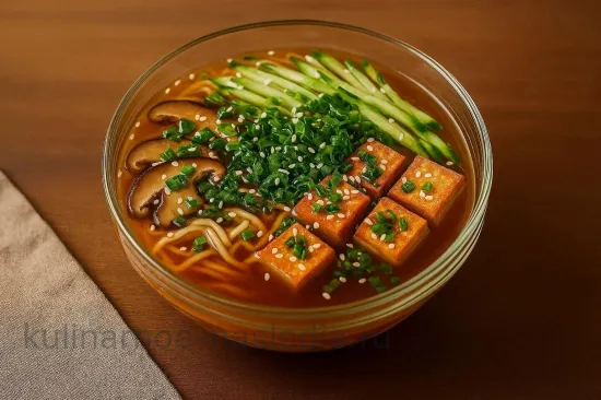 Холодный рамен с тофу и шиитаке - шаг 7 (изображение)