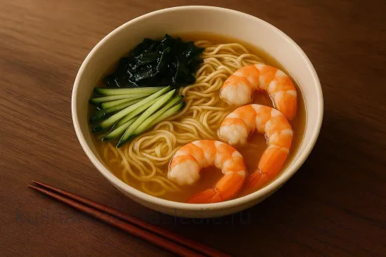 Холодный рамен с креветками и мисо - шаг 5 (изображение)