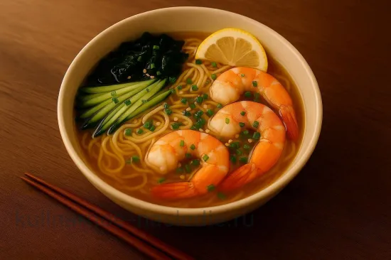 Холодный рамен с креветками и мисо - шаг 7 (изображение)