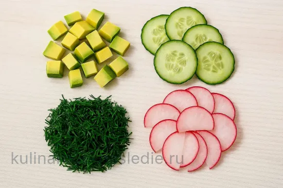 Веганская ботвинья с авокадо - шаг 2