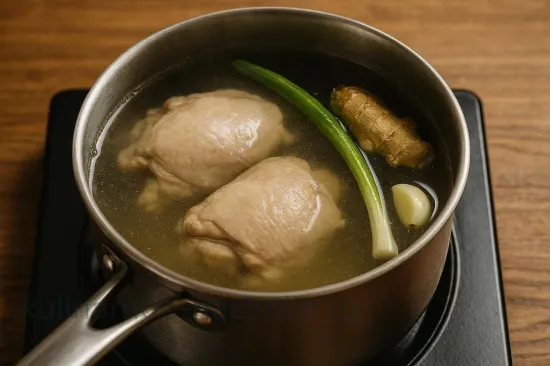 Классический японский рамен с курицей - шаг 1 (изображение)