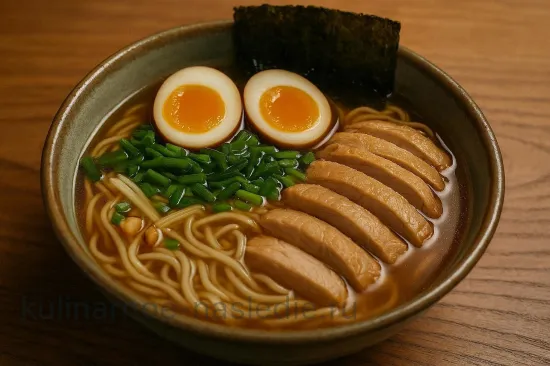 Классический японский рамен с курицей - шаг 4 (изображение)