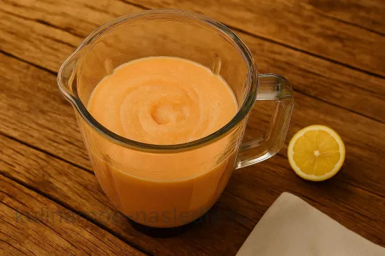 Фруктово-овощной гаспачо с дыней и перцем - шаг 4