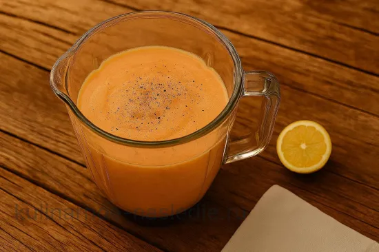 Фруктово-овощной гаспачо с дыней и перцем - шаг 5