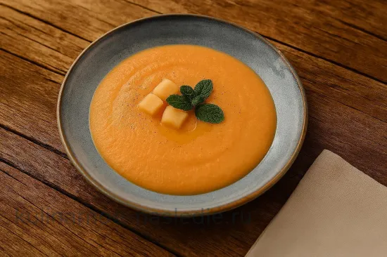 Фруктово-овощной гаспачо с дыней и перцем - шаг 6