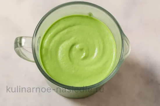 Холодный суп из зелёного горошка с мятой - шаг 4